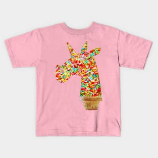 Sprinkled Unicorn Ice Cream Kids T-Shirt